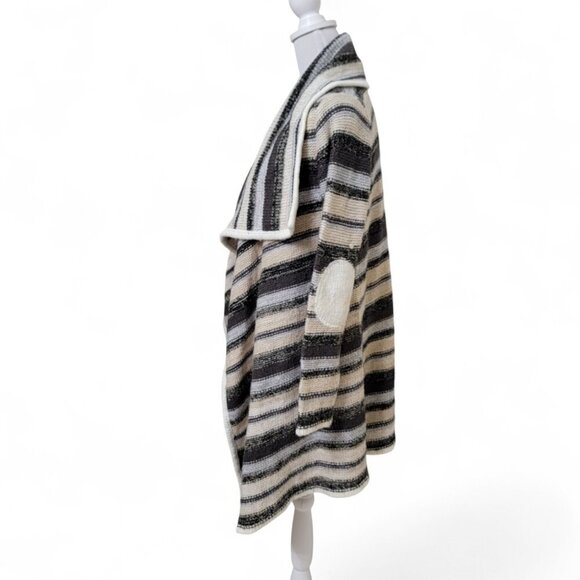 Kensie Size XS/S Open Front Striped Cardigan Sweater, Excellent Used Condition - Picture 3 of 12